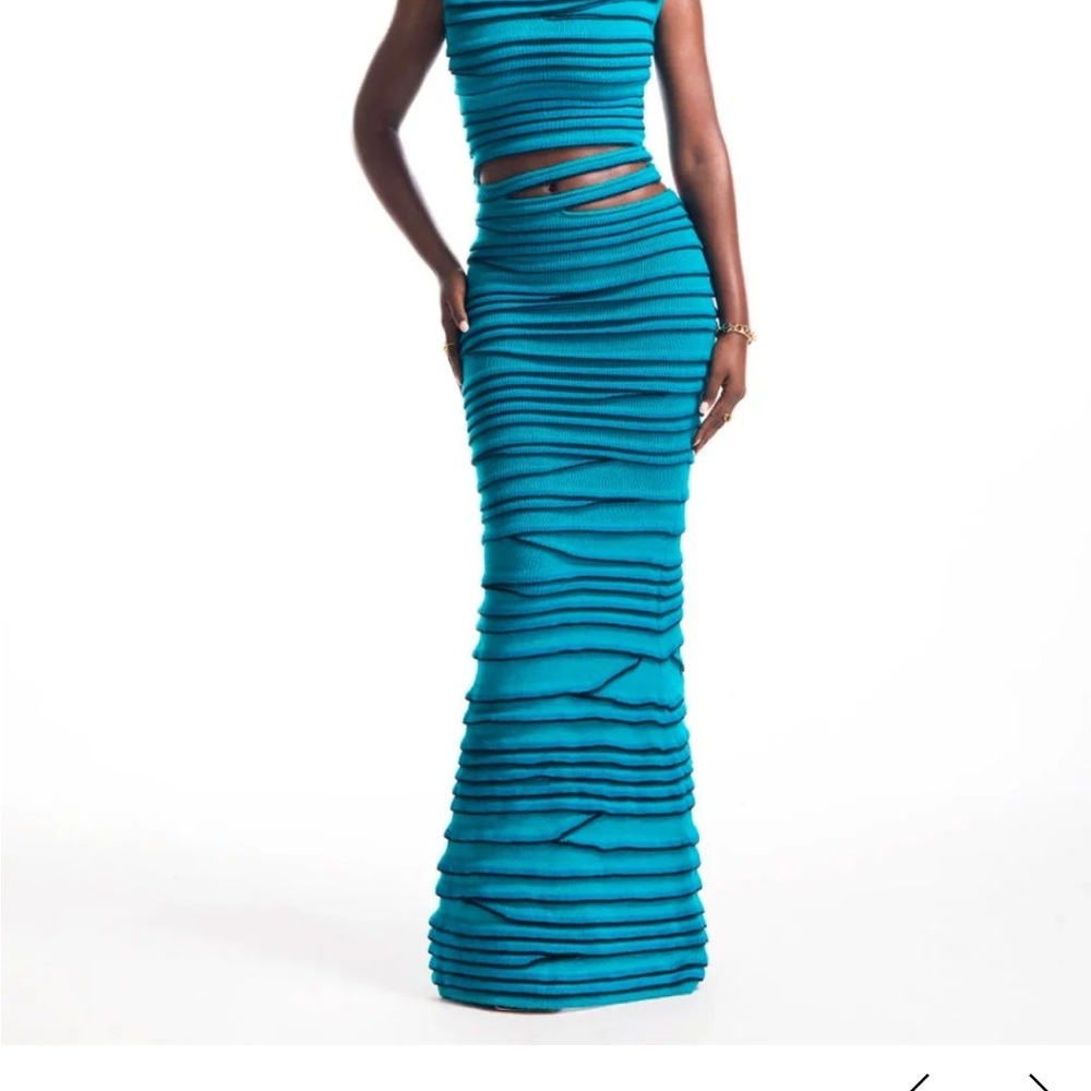 Hanifa Amelia Layered Knit Dress